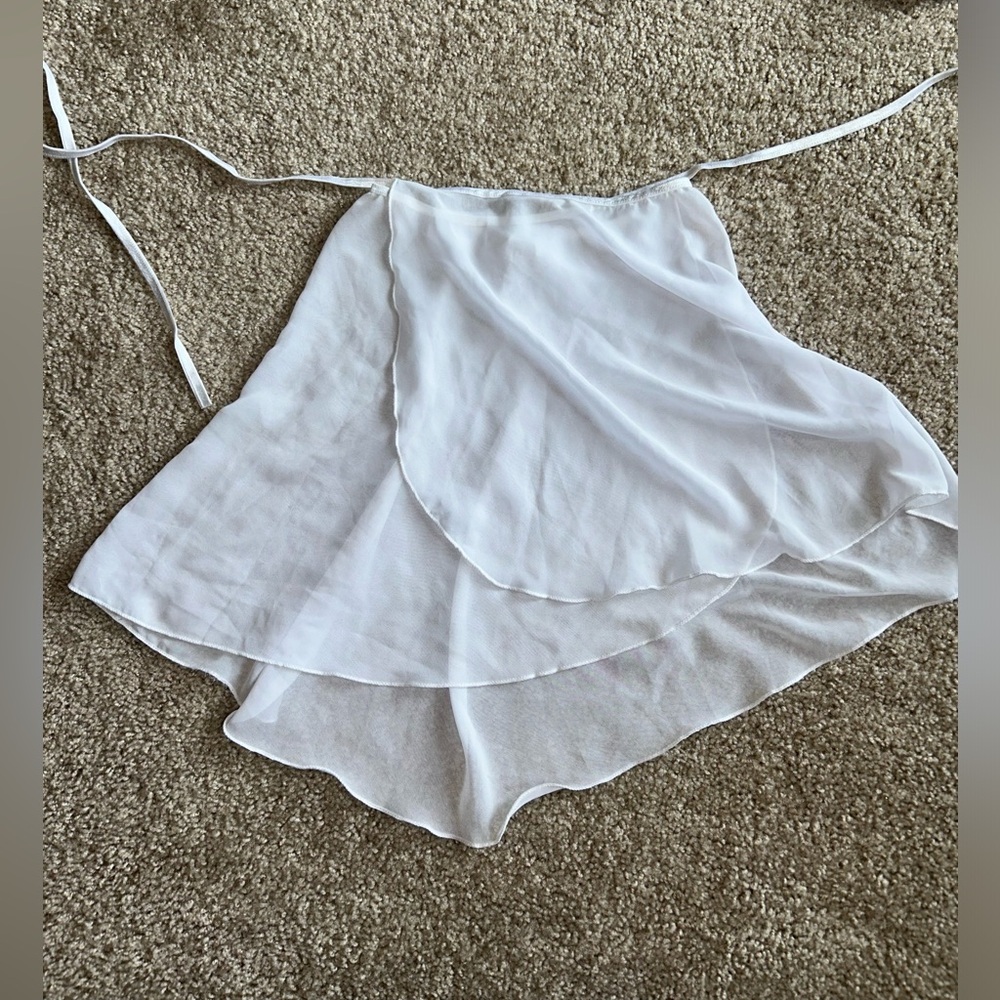White Wrap Ballet skirt